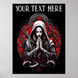 Serpent Priestess of the Shadow Grove Poster