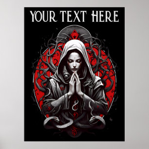 Serpent Priestess of the Shadow Grove Poster