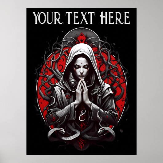 Serpent Priestess of the Shadow Grove Poster (Voorkant)