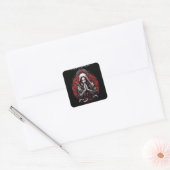 Serpent Priestess of the Shadow Grove Vierkante Sticker (Envelop)