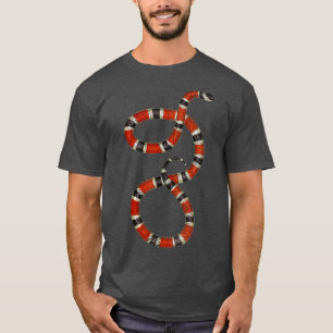 Serpent Red Black Coral Snake Educational T-shirt