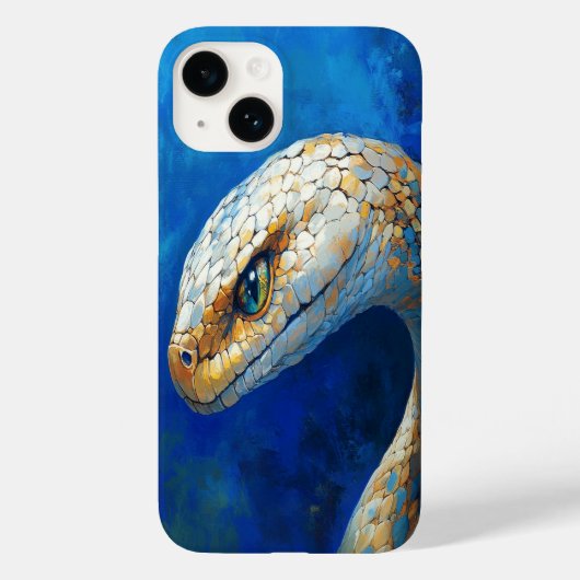 🐍 Serpent’s Whisper  iPhone Case (Achterkant)