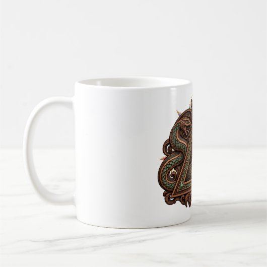 Serpent Scroll Eye Koffiemok (Links)