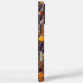 Serpent Shield: Bruine & Gouden Editie Case-Mate iPhone Case (Achterkant / Rechts)