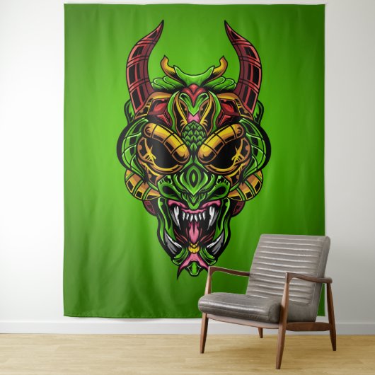 Serpent Skull Wandkleed (In situ)