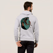 Serpent tattoo old school snake hoodie (Achterkant volledig)