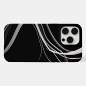 Serpentijnse elegantie iPhone hoesje (Achterkant horizontaal)