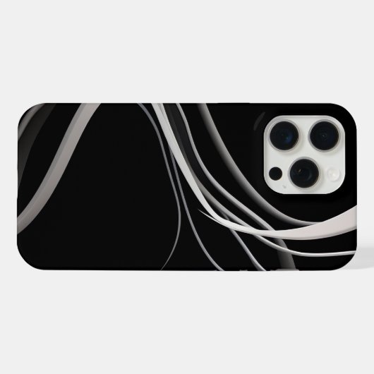 Serpentijnse elegantie iPhone hoesje (Achterkant horizontaal)