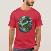 Serpentine Dragon's Oasis - Jaar van de Draak 2024 T-shirt (Voorkant)