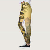 Serpentine Grove Leggings: Elegantie van de Natuur Leggings (Links)