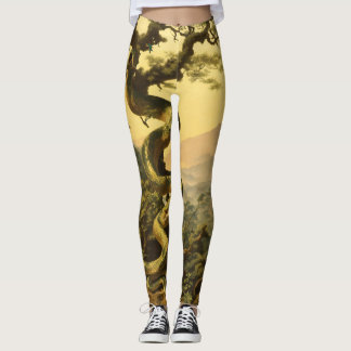 Serpentine Grove Leggings: Elegantie van de Natuur Leggings