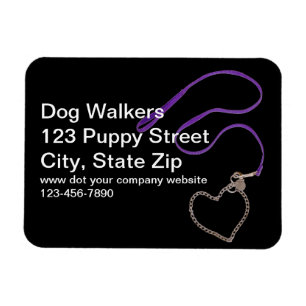 Serpentine Paars Dog Lash Flexible Magnet Magneet