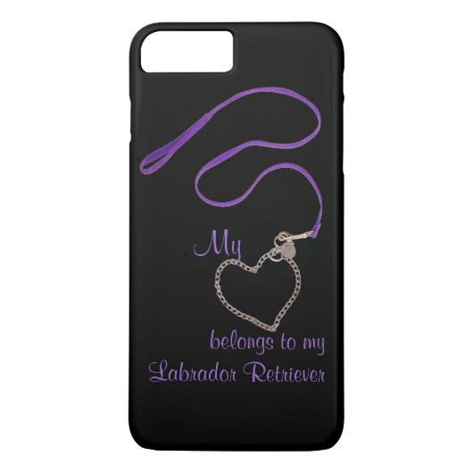Serpentine Paarse looi- en hartketting Case-Mate iPhone Case (Achterkant)