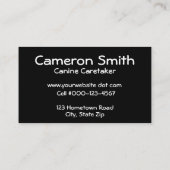 Serpentine Paarse looi- en hartketting Visitekaartje (Achterkant)