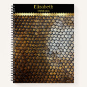 Serpentine schalen 'prachtige lichte textuur notitieboek (Voorkant)