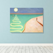 Serpentine Sunset 2004 Canvas Afdruk (Insitu (Houten vloer))