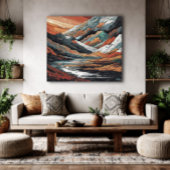 Serpentine Valley Canvas Afdruk