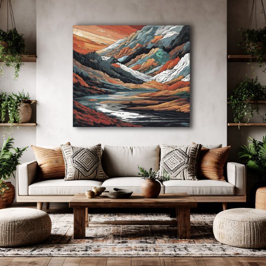 Serpentine Valley Canvas Afdruk