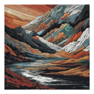 Serpentine Valley Perfect Poster