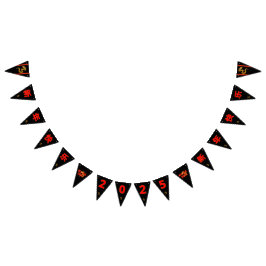 Serpent's Blessing 新年快乐 2025" Vlaggetjes