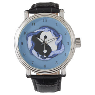 Serpents Dual (blauw) Horloge