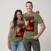 "Serpent's Embrace: Dynamic Snake Tattoo" T-shirt (Unisex)