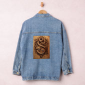 Serpent's Grace: Snake Design Tattoo Vorm Denim Jacket (Hangar)