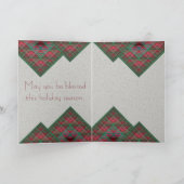 Serpinski's pleinen vol kerstmis feestdagen kaart (Binnen)