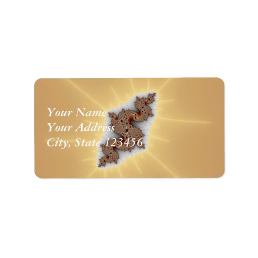 Serpus - Fractal Art Etiket (Voorkant)