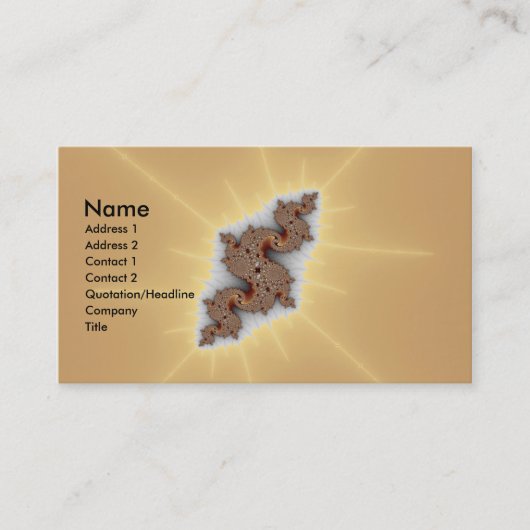 Serpus - Fractal Art Visitekaartje (Voorkant)