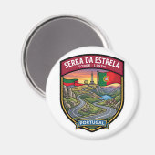 Serra da Estrela Bergweg Magneet (Voorkant / Achterkant)