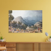Serra de Estrella of De Neve Canvas Afdruk (Insitu (Woonkamer))