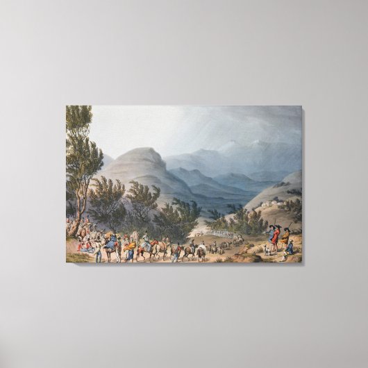 Serra de Estrella of De Neve Canvas Afdruk (Voorkant)