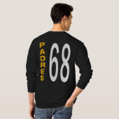 Serra Padres 1968 T-Shirt-Black T-shirt (Achterkant volledig)