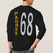 Serra Padres 1968 T-Shirt-Black T-shirt (Achterkant)