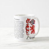 Serrano Family Coat of Arms Mok (Voorkant rechts)