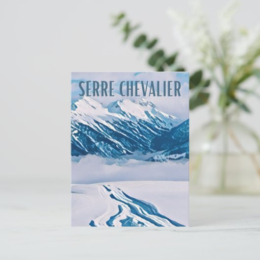 Serre Chevalier Briefkaart (Staand voorkant)