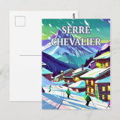 Serre Chevalier Briefkaart (Voorkant / Achterkant)