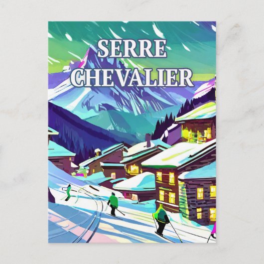 Serre Chevalier Briefkaart (Voorkant)