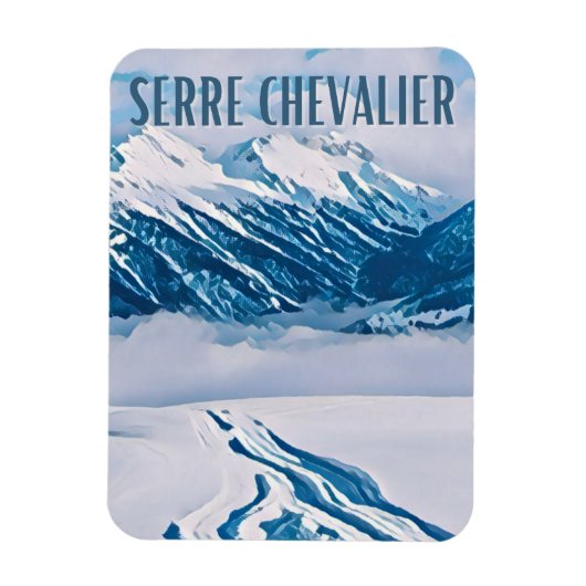 Serre Chevalier Magneet (Verticaal)