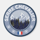 Serre Chevalier Ski Station Magneet (Voorkant)