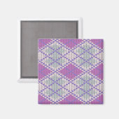 SERRE PAARS ARGYLE BREISEL Vierkante magneet (Voorkant / Achterkant)