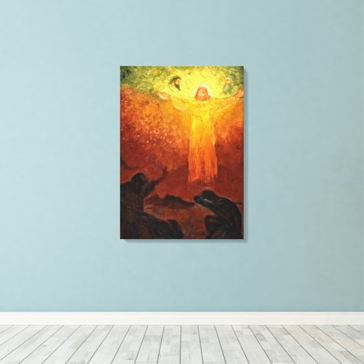 Serusier - Transfiguratie, schilderkunst Canvas Afdruk (Insitu (Houten vloer))