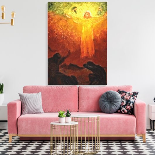 Serusier - Transfiguratie, schilderkunst Canvas Afdruk (Insitu (Woonkamer))