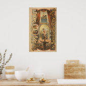 Servais Le Roy Magicia Illusion VAUDEVILLE Poster (Keuken)