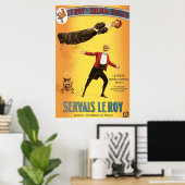 Servais Le Roy ~  monarch van de Magische Wet Poster (Thuiskantoor)