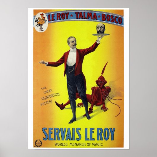 Servais Leroy Rested  Magicia Poster (Voorkant)