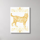 Serval Canvas Afdruk (Voorkant)