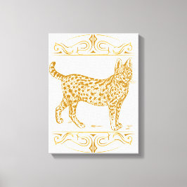 Serval Canvas Afdruk