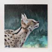 Serval Cat Legpuzzel (Verticaal)